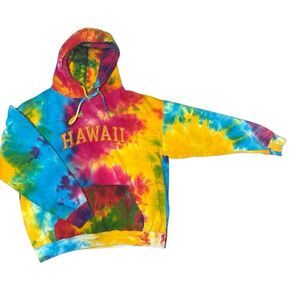 Hawaiii Tye Die Hoodie SweatShirt. Sz. M. Fits like a Small. Great Condition!